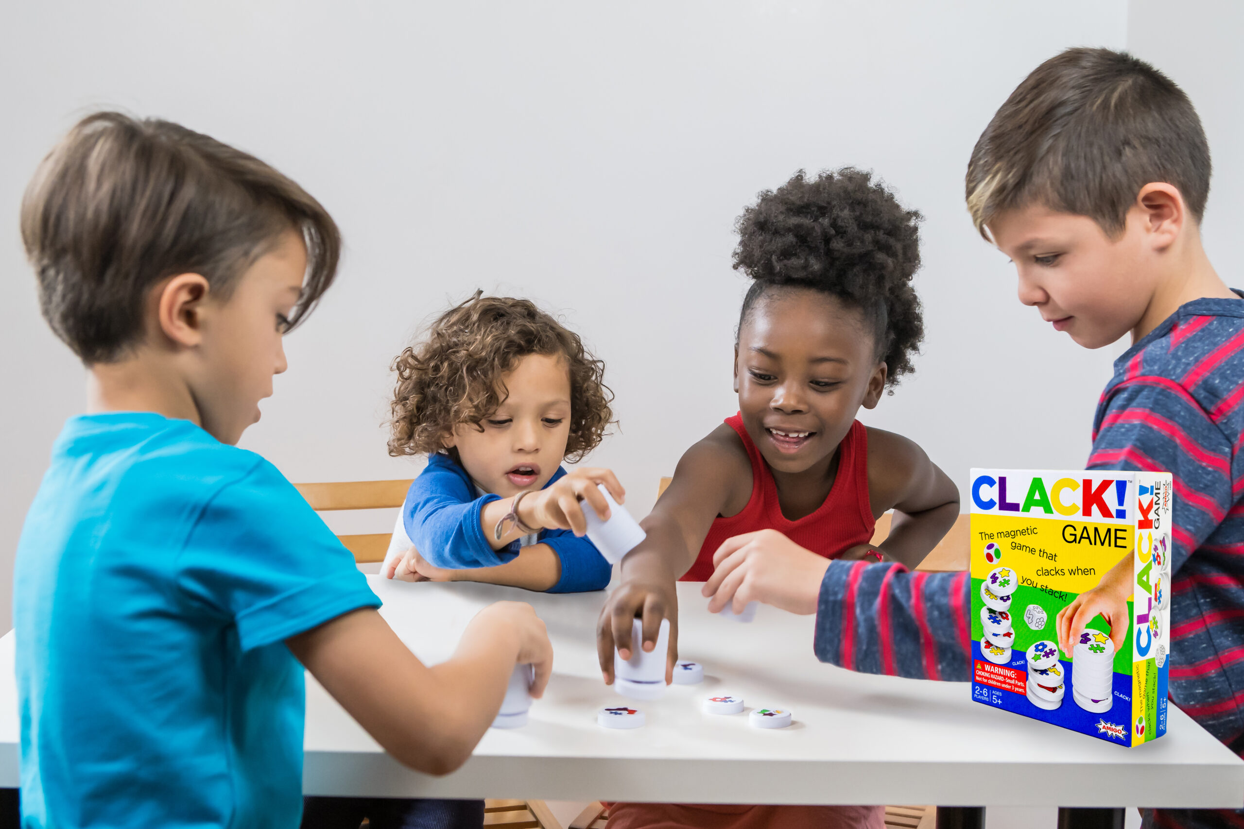 Kids Love Playing CLACK! – The Game that Clacks as you Stack